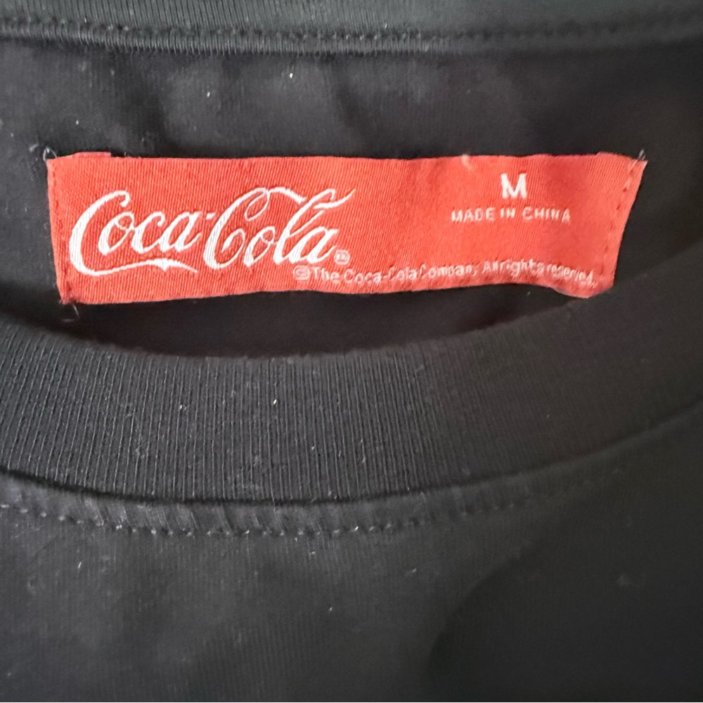 Coca Cola Men's Black Short Sleeve Tee